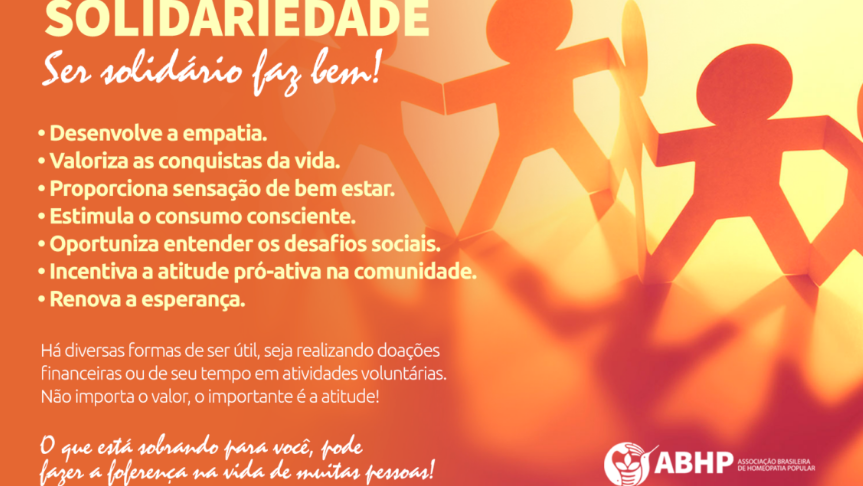 Seja Solidário!